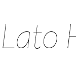 Lato Hairline