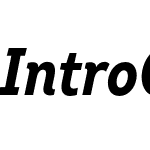 Intro Condensed