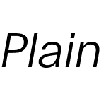 Plain Thin