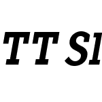 ☠TT Slabs Condensed Bold Italic