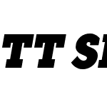 ☠TT Slabs Condensed Black Italic