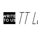 ☠TT Lakes Neue Compressed Thin Italic