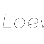 Loew Thin Italic
