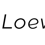 Loew Italic