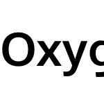 Oxygen Bold