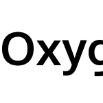 Oxygen Bold