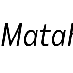 Matahari Condensed