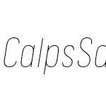 Calps Sans Slim
