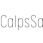 Calps Sans Slim