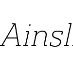 Ainslie Slab