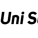 Uni Sans Bold Italic