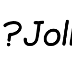 JollyGoodSans-Italic