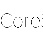 Core Sans A 15 Thin