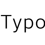 TypoPRO Amble