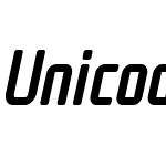 UnicodSansW01-CondMediumIt
