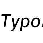 TypoPRO Amble