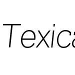 TexicaliW01-ExtraLightIt