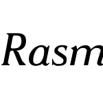 Rasmus italic