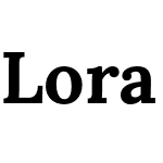 Lora Bold