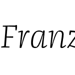 FranziskaPro-LightItalic