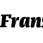 FranziskaOT-BlackItalic