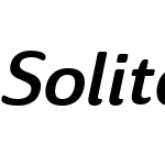 SolitasW01-ExtMediumItalic