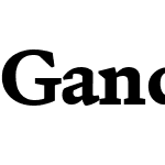 Gandarela Text Bold