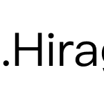 .Hiragino Sans GB Interface