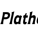 PlathornW01-CondBoldItalic
