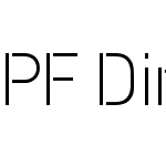 PFDinStencilW01-Thin