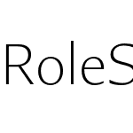 Role Sans Display