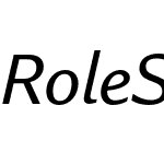 Role Sans Display