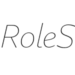 Role Sans Display