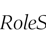 Role Serif Banner