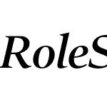 Role Serif Banner