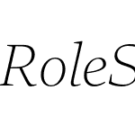 Role Serif Display