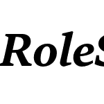 Role Serif Text