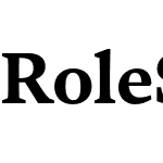 Role Serif Text