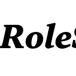 Role Serif Text