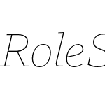 Role Slab Text