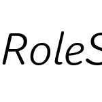 Role Soft Text