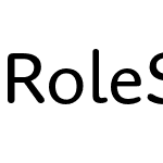 Role Soft Text