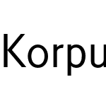 Korpus Sans Pro