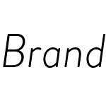 Brandon Grotesque Light