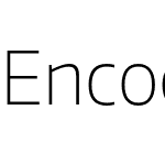 Encode Sans