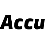 Accura Black Italic