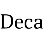 Deca Serif