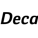 Deca Sans Bold