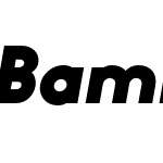 Bambino Black Italic