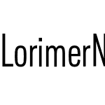 Lorimer No 2 Trial Condensed Light